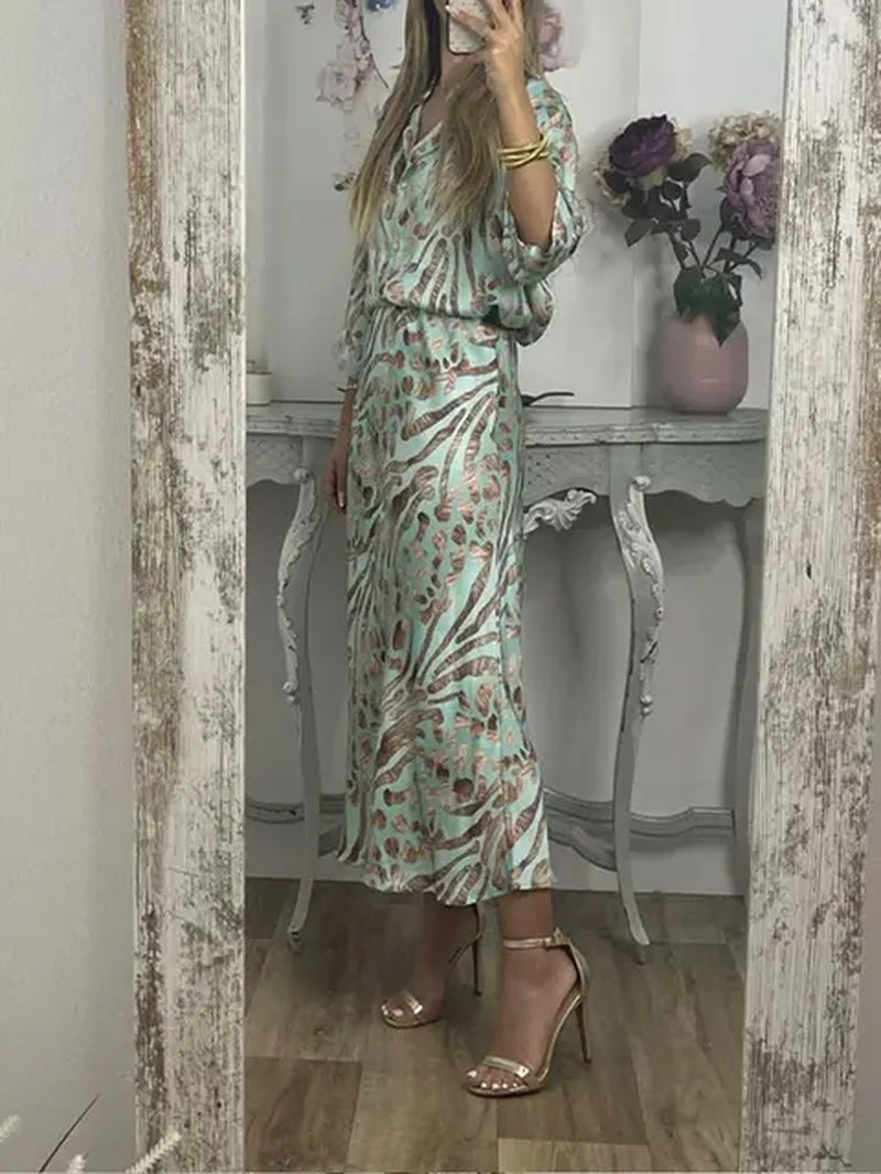 Bohemian Shirt and Skirt Set